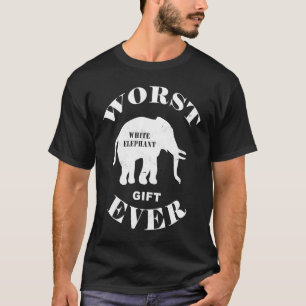 Camiseta La peor parte del elefante blanco literal