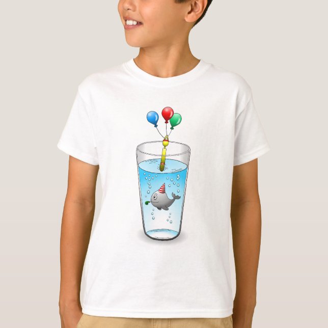 Camiseta La pequeña ballena fiestera (Anverso)