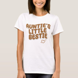 Camiseta La pequeña bestie de la tía
