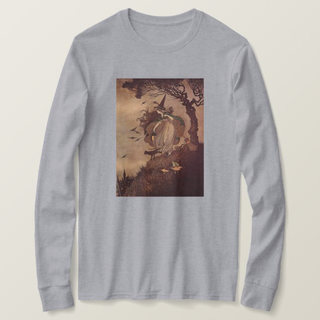 Camiseta La pequeña bruja (Anverso del diseño)