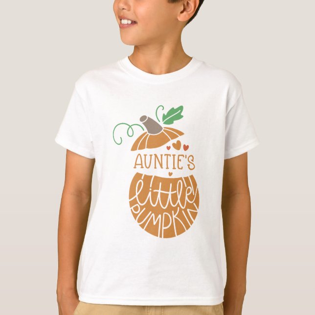Camiseta La pequeña calabaza de la tía (Anverso)
