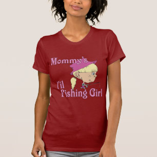 Camiseta La pequeña Chica pesquera de mamá