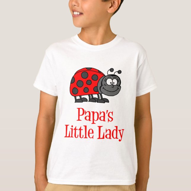 Camiseta La pequeña dama de papá (Anverso)