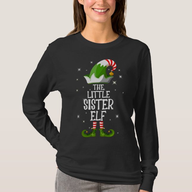 Camiseta La pequeña hermana mayor que comparte Navidades (Anverso)