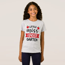Camiseta La pequeña Miss Kindergaten