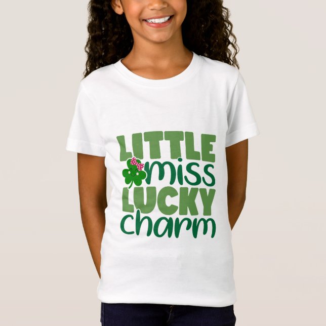 Camiseta La pequeña Miss Lucky Charm (Anverso)