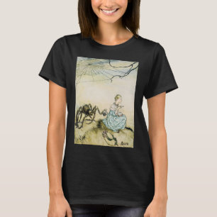 Camiseta La pequeña Miss Muffet por Arthur Rackham