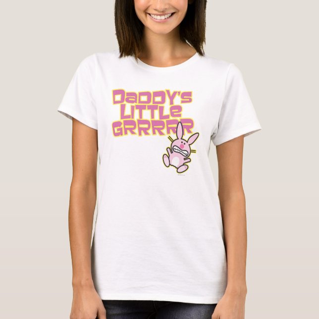 Camiseta La pequeña niña de papá (Anverso)