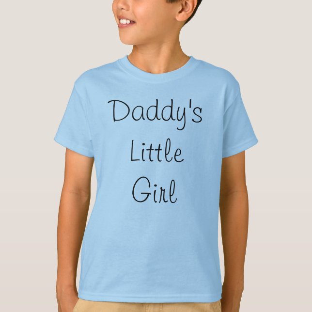 Camiseta La pequeña niña de papá (Anverso)