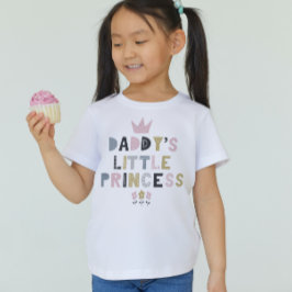 Camiseta La pequeña princesa de papá
