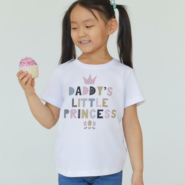 Camiseta La pequeña princesa de papá (Subido por el creador)