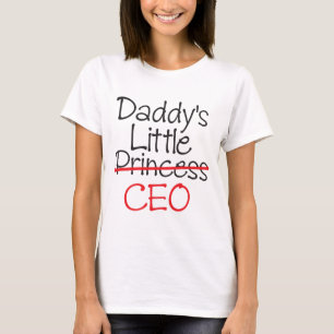 Camiseta La pequeña princesa del papá - el pequeño CEO del