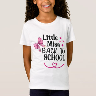 Camiseta La pequeña señorita De vuelta a la escuela 2024