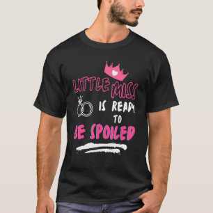 Camiseta La Pequeña Señorita Está Lista Para Ser Sarcástica