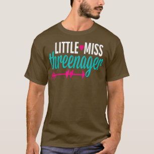 Camiseta La pequeña señorita Threenager Shirt 3 Hija de tre