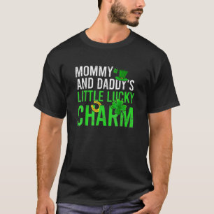 Camiseta La pequeña suerte de la mami y papá