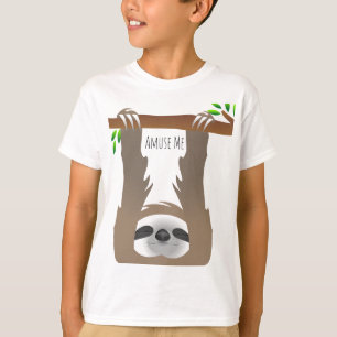 Camiseta La percha aguda perdida de la piel marrón me amuta