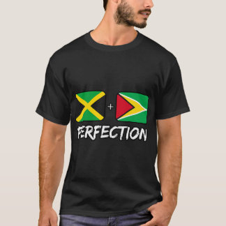 Camiseta La Perfección Jamaiquina Y Guyanesa Mezclan Bander
