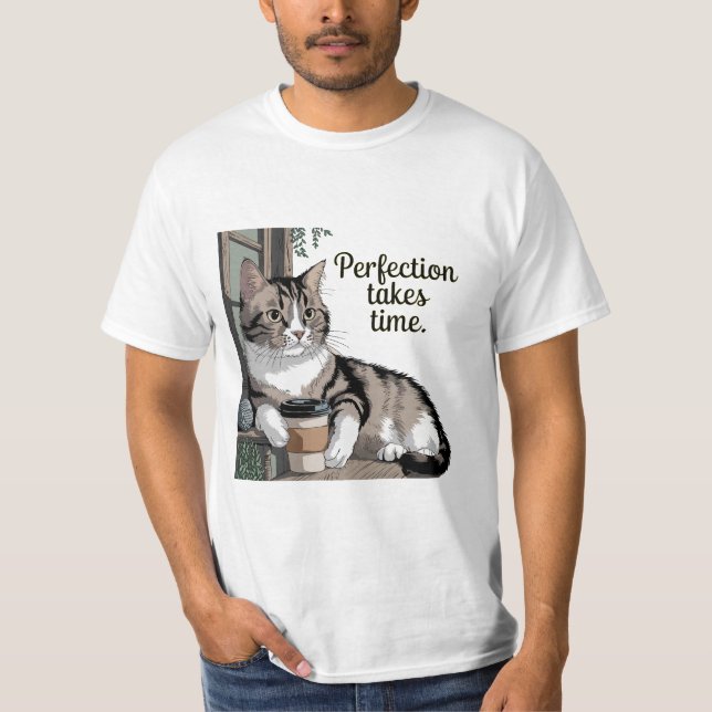 Camiseta "La perfección lleva tiempo: aceptar el viaje" (Anverso)