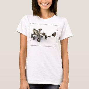 Camiseta La Perseverancia De Marte Sobre El Fondo Blanco.