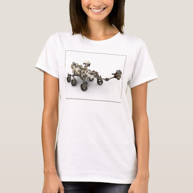 Camiseta La Perseverancia De Marte Sobre El Fondo Blanco. (Anverso)