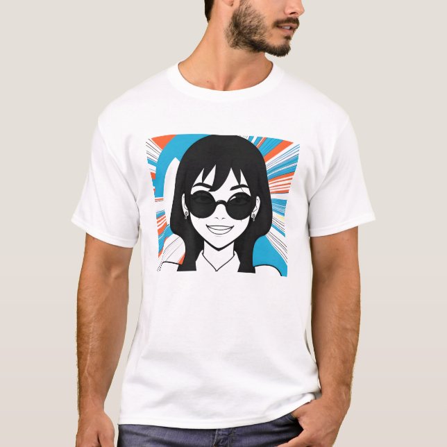Camiseta ¡La persona divertida te sonríe y quiere que sonrí (Anverso)