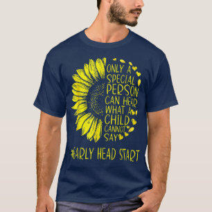 Camiseta La persona especial de inicio de cabeza temprana d