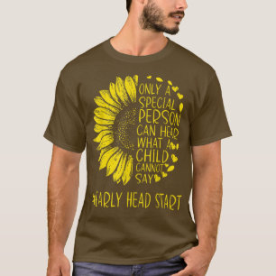 Camiseta La persona especial de inicio de cabeza temprana d