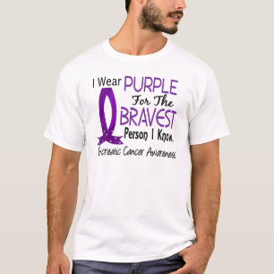 Camiseta La persona más valiente conozco al cáncer