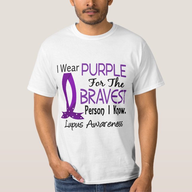 Camiseta La persona más valiente sé lupus (Anverso)