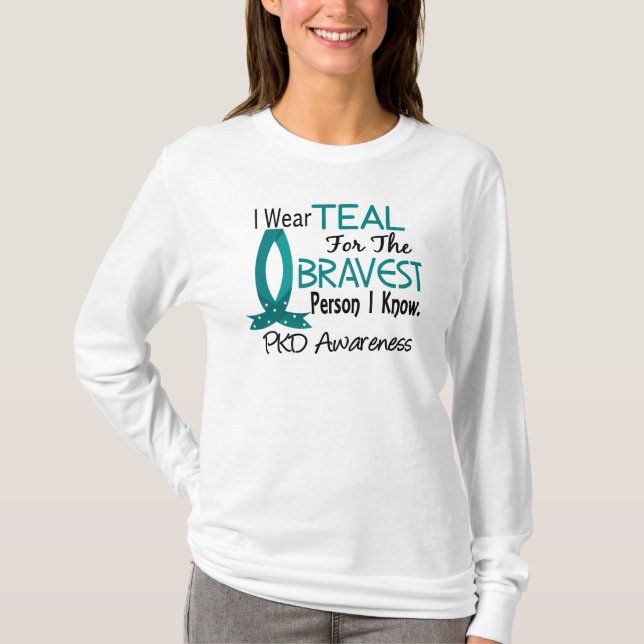 Camiseta La persona más valiente sé PKD (Anverso)