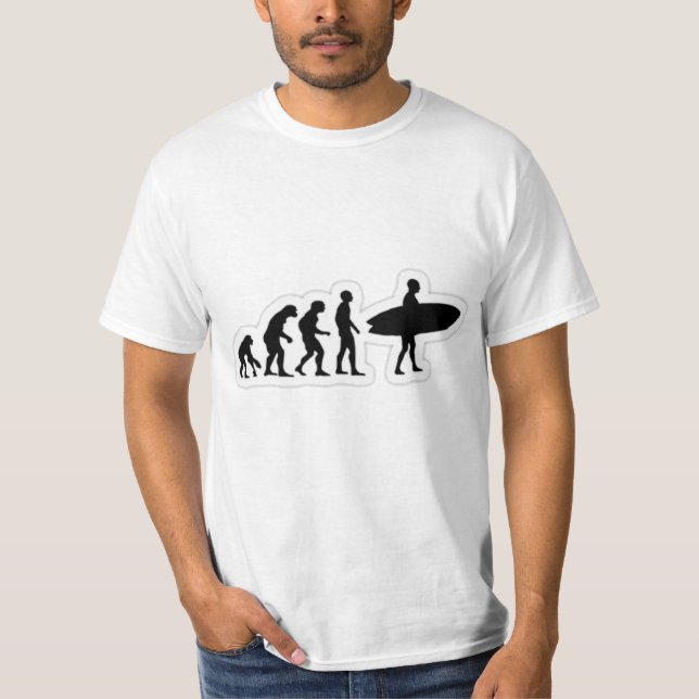 Camiseta La persona que practica surf evolutiva (Anverso)