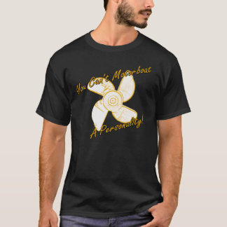 Camiseta la personalidad de la lancha motora