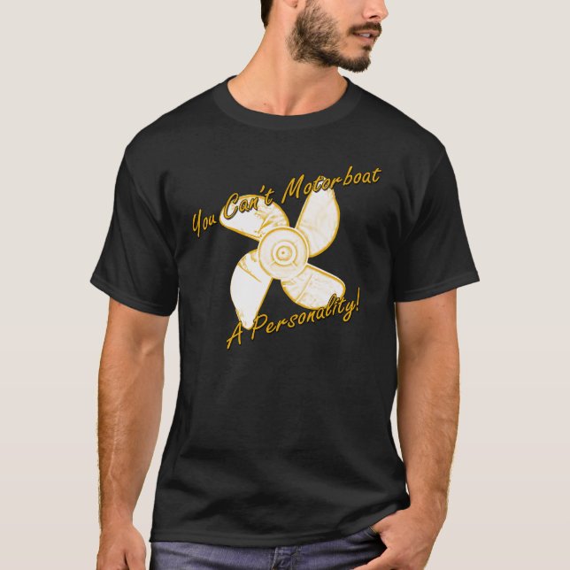 Camiseta la personalidad de la lancha motora (Anverso)