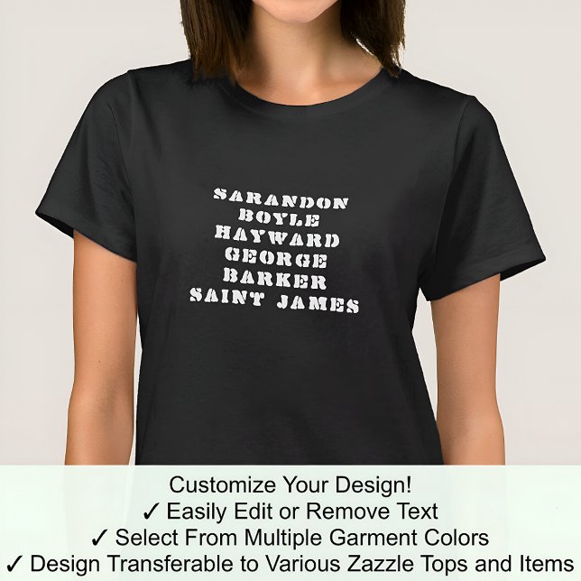 Camiseta La Personalizado Susan Tee Personaliza Cualquier N (Subido por el creador)