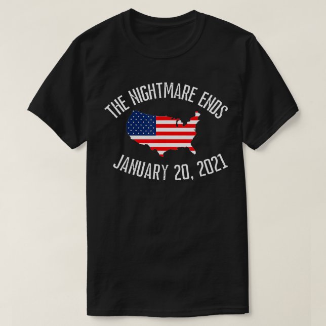 Camiseta La pesadilla termina el día de inauguración de div (Diseño del anverso)