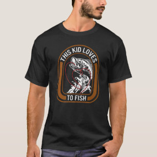 Camiseta La Pesca A Este Niño Le Encanta Pescar Futuro Prof