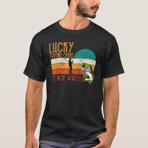 Camiseta La pesca afortunada de Retro Fisherman