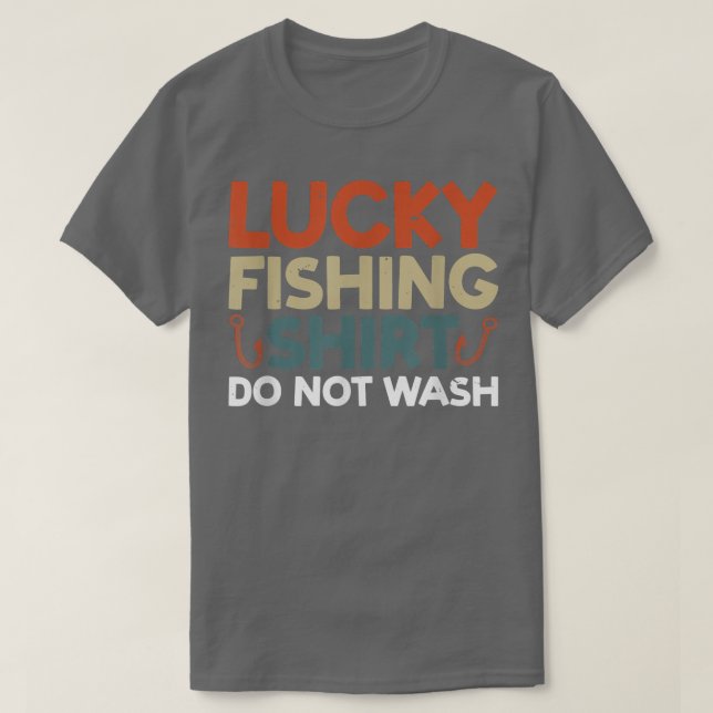 Camiseta La Pesca Afortunada No Lava La Pesca  (Diseño del anverso)