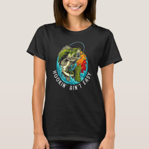 Camiseta La pesca con anzuelo no es fácil