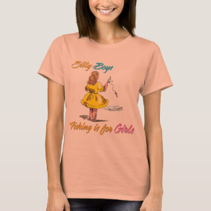 Camiseta La pesca de niños tontos es para Chicas