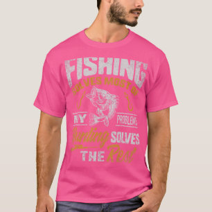 Camiseta La Pesca De Rifles En Caza De Cerveza Resuelve La