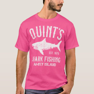 Camiseta La pesca de tiburones de Quint en Amity Island 197