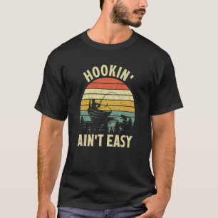 Camiseta La pesca del barco "no es fácil"
