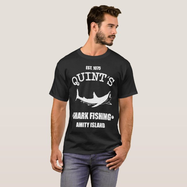 Camiseta La pesca del tiburón de Quint_s inspiró los (Anverso completo)