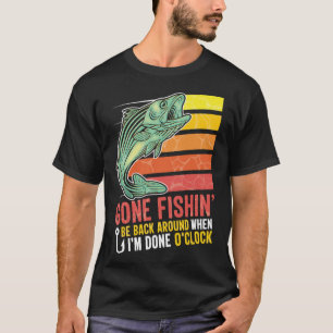 Camiseta La pesca en marcha vuelve cuando termine