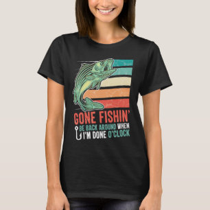 Camiseta La pesca en marcha vuelve cuando termine