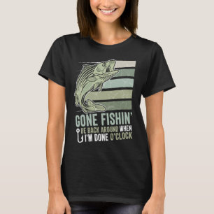 Camiseta La pesca en marcha vuelve cuando termine