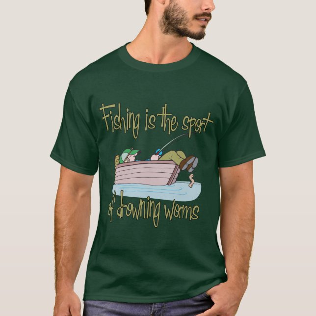 Camiseta La pesca es el deporte de las tormentas que se aho (Anverso)