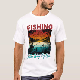 Camiseta La Pesca Es La Forma De Vida